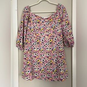 NWT Floral mini dress